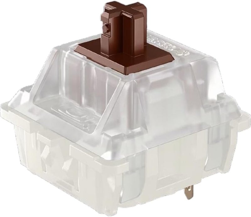GranVela Cherry MX RGB Brown Key Switches Plate Mounted Tactile 55g Force Switch for Mechanical Keyboard,MX1A-L1NA 10 Pack in PE Protective Box with Switch Puller. - Image 1
